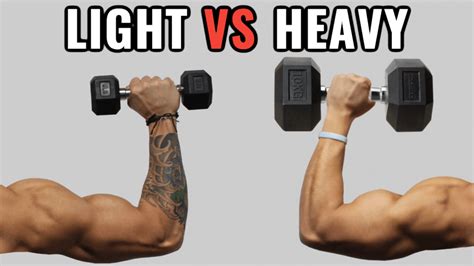 Light Weights vs Heavy Weights for Muscle Growth (6 .